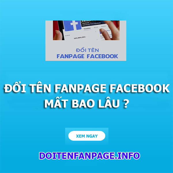 doi ten fanpage facebook