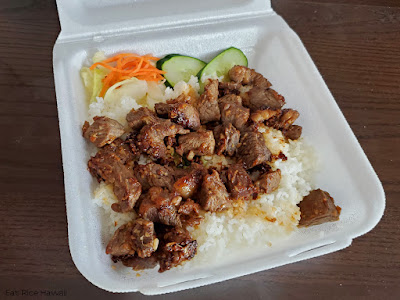 Shaking Beef Rice Plate