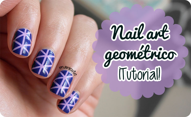 manicura geométrica nail tapes