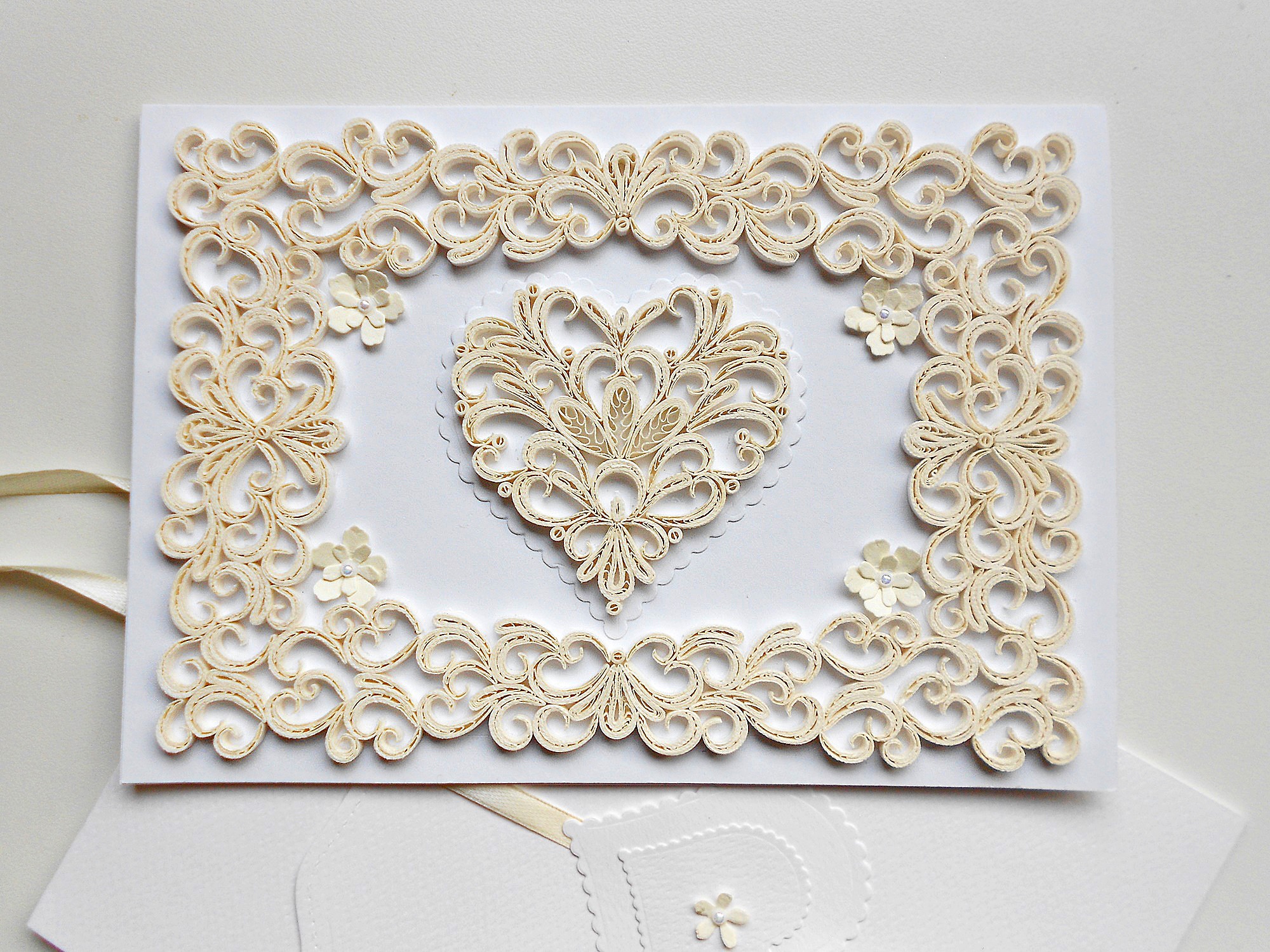 Quilling by Ada Quilling Wedding Anniversary card