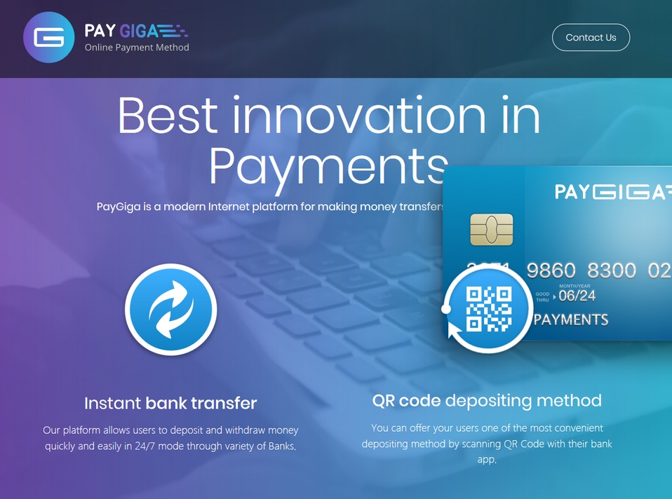PayGiga payment method