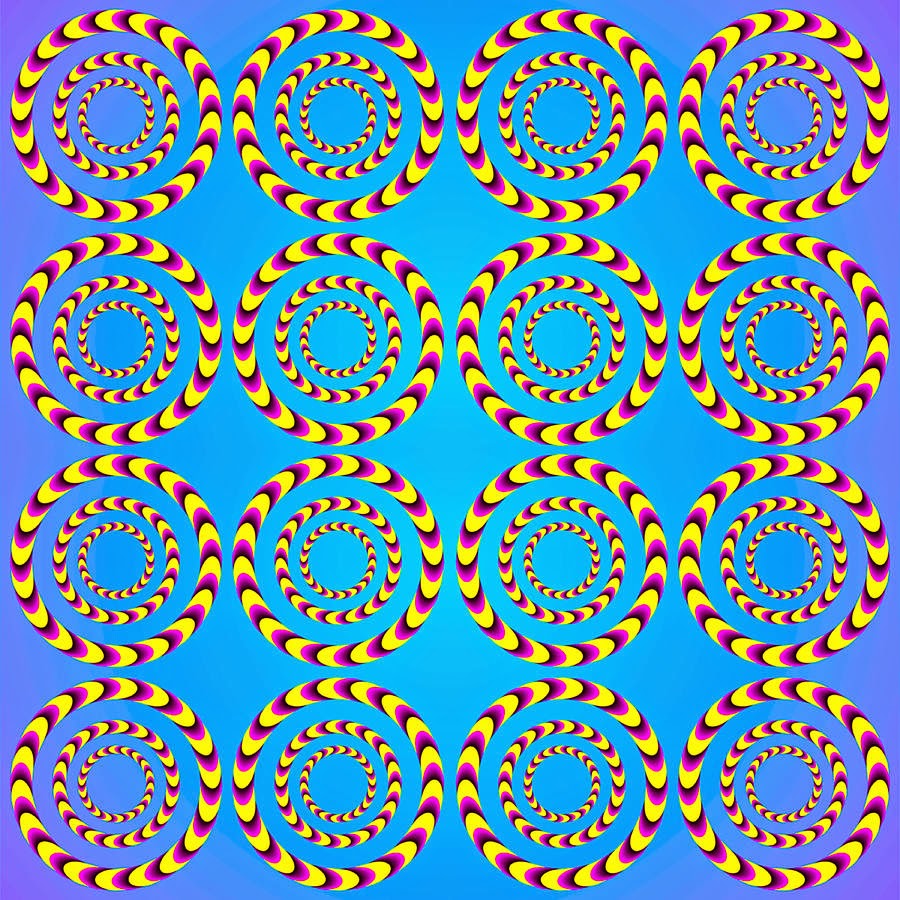 Ideaz : Moving Optical Illusions - Print it out and check