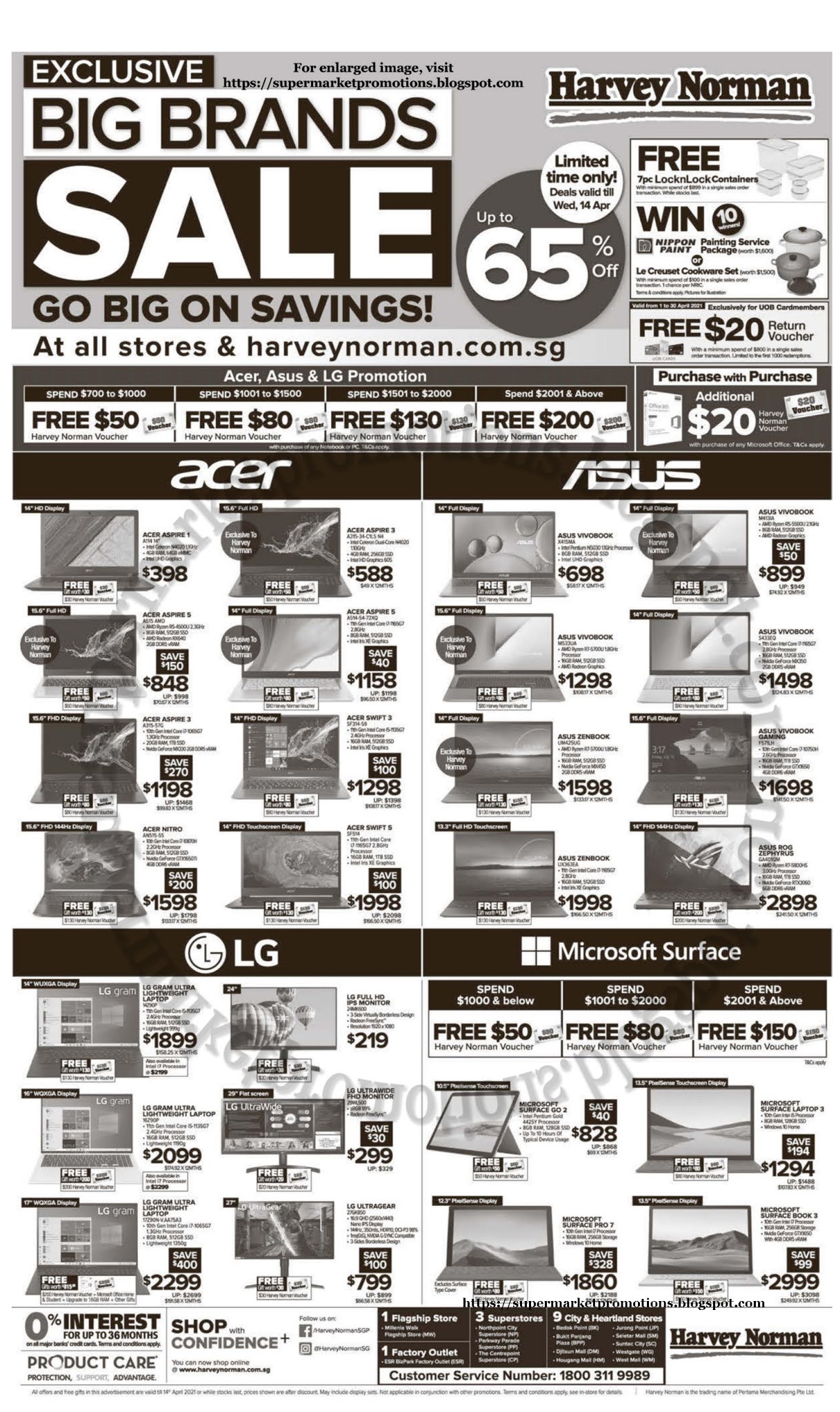 Harvey Norman Sale 10 14 April 2021 Supermarket Promotions