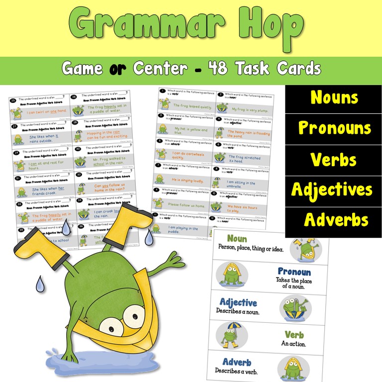 Freebie! Grammar Roll a Sentence Teacher's TakeOut