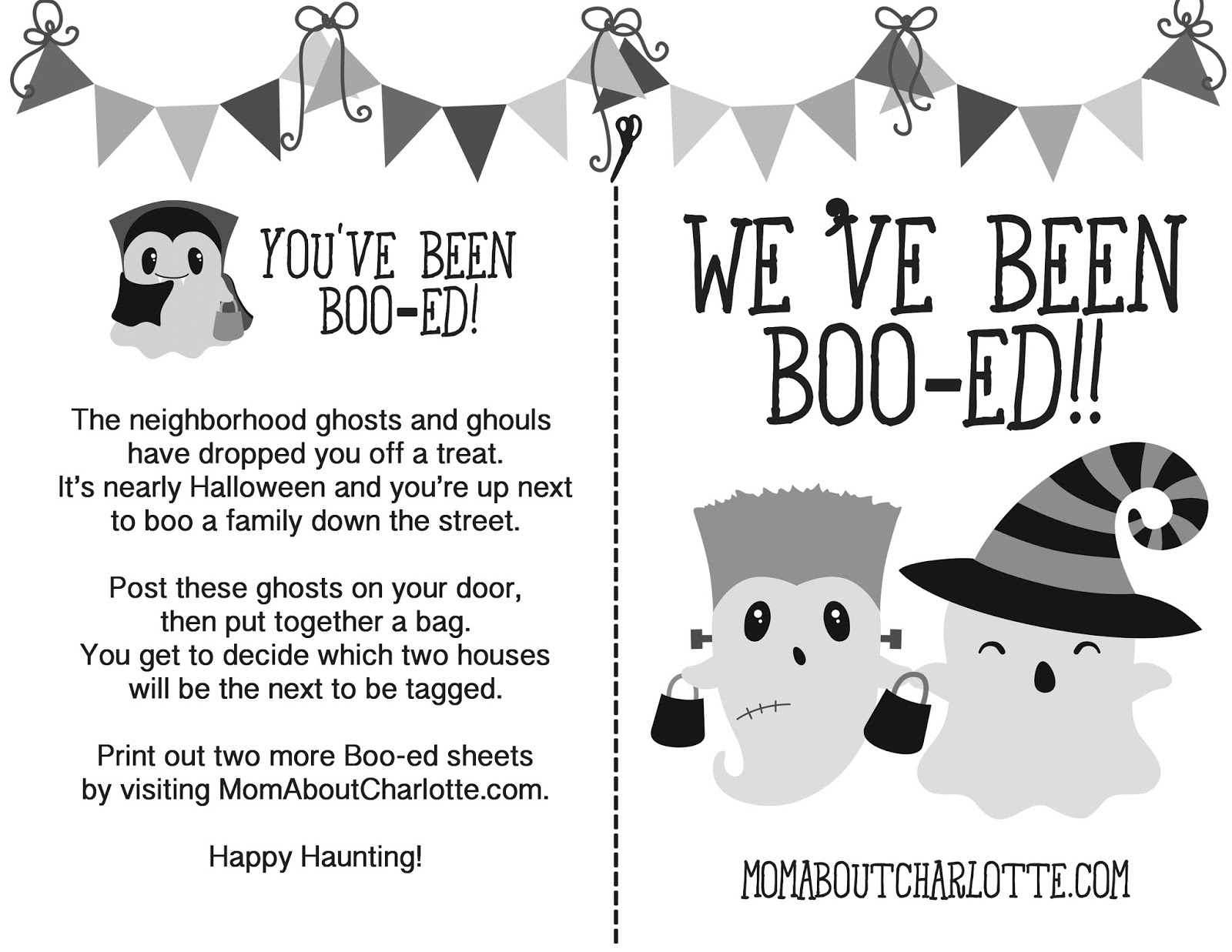 Halloween Booing for your Neighborhood {FREE Download!} Mom About