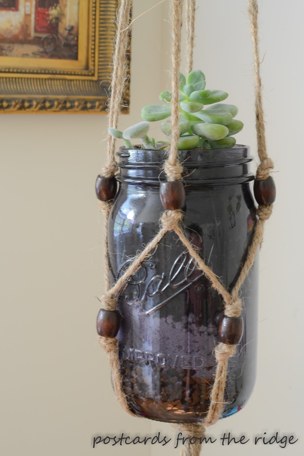 How to Make A Macrame Plant Holder Postcards from the Ridge