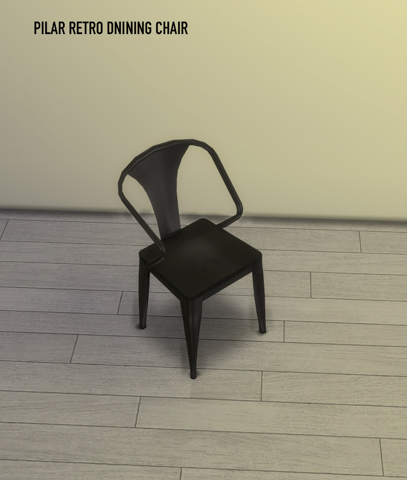 SIMS 4 CC RETRO DINING CHAIRS