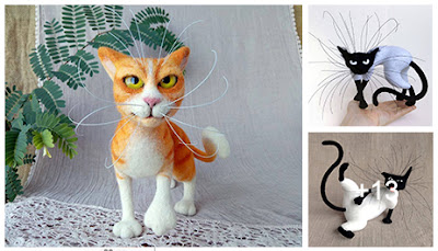 Arte con gatos de la artista e ilustradora Mary Derbach