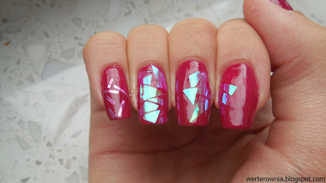 shattered glass nail art