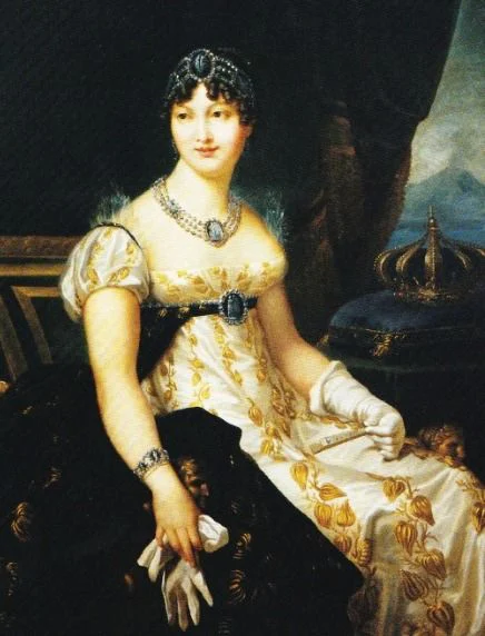 Caroline Murat in a painting by François Gérard or his workshop - circa 1812