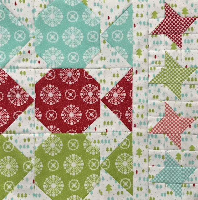 A Scrappy Happy Holidays Mystery Sew Along - Month 2 - Peppermint Candies & Twinkle Stars Block by Thistle Thicket Studio. www.thistlethicketstudio.com