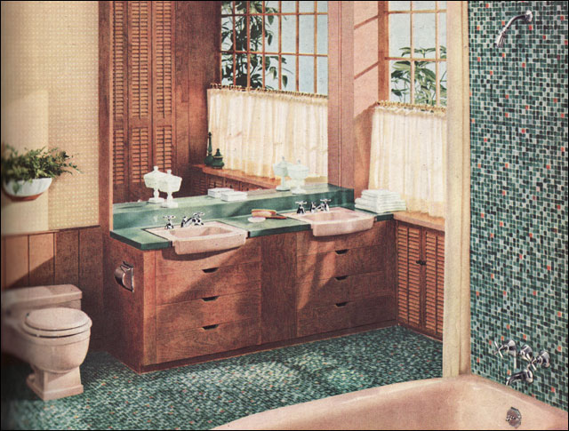 Vintage Bathrooms from 1950s