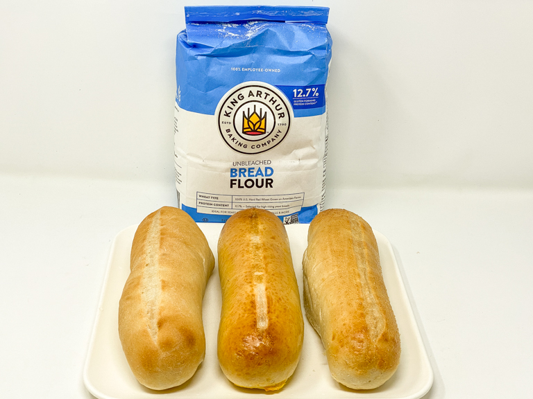 Tales of the Flowers Bread Flour versus All Purpose Flour baguette
