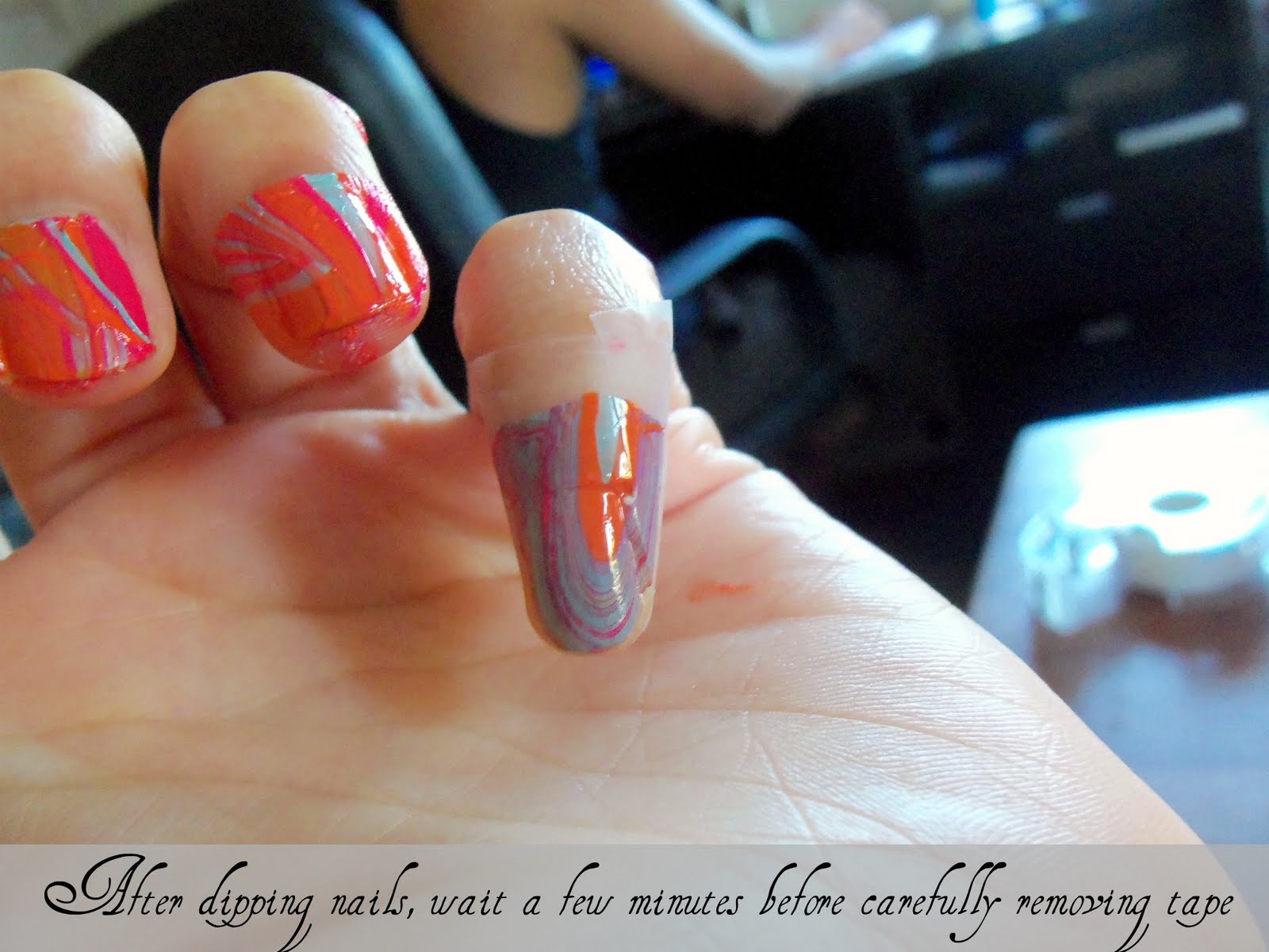Nail Polish Water Marbling, Summer Edition A•Mused