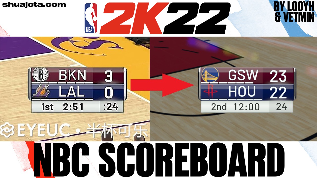 NBA 2K22 NBC Scoreboard 2022 Update by vetmin