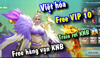 Tải game Kiếm Khách 4D Việt Hóa vừa Open S1 Free VIP10 + Hàng Vạn KNB & Train Rớt KNB Vô số quà