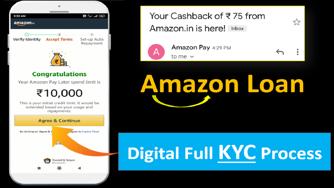 Amazon Paylater Loan/Amazon Paylater KYC/How to complete KYC in Amazon