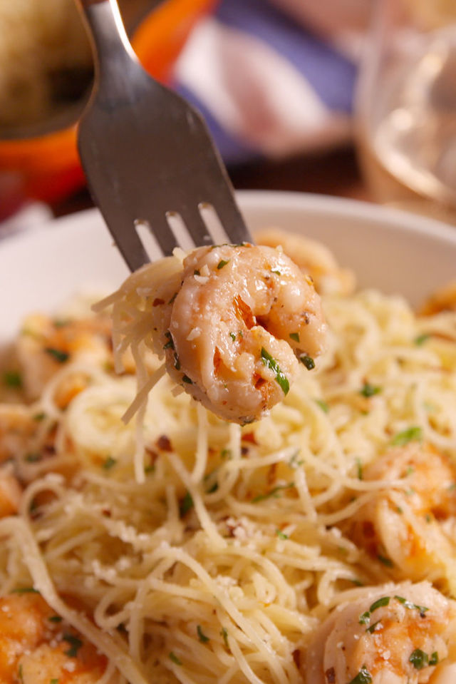SHRIMP RECIPE Garlic Butter Shrimp Pasta