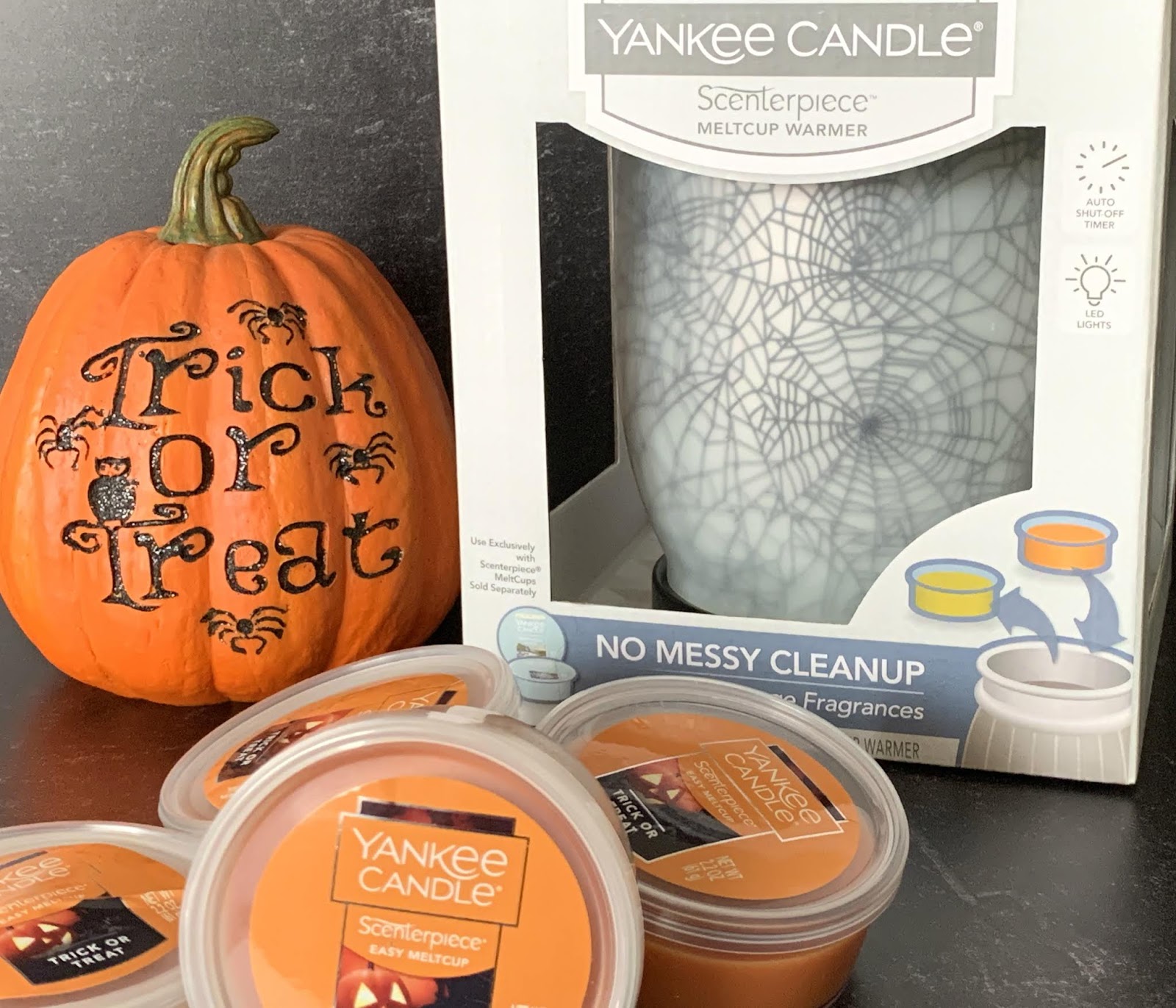 Yankee Candle Scenterpiece Spiderweb Meltcup Warmer And Trick Or