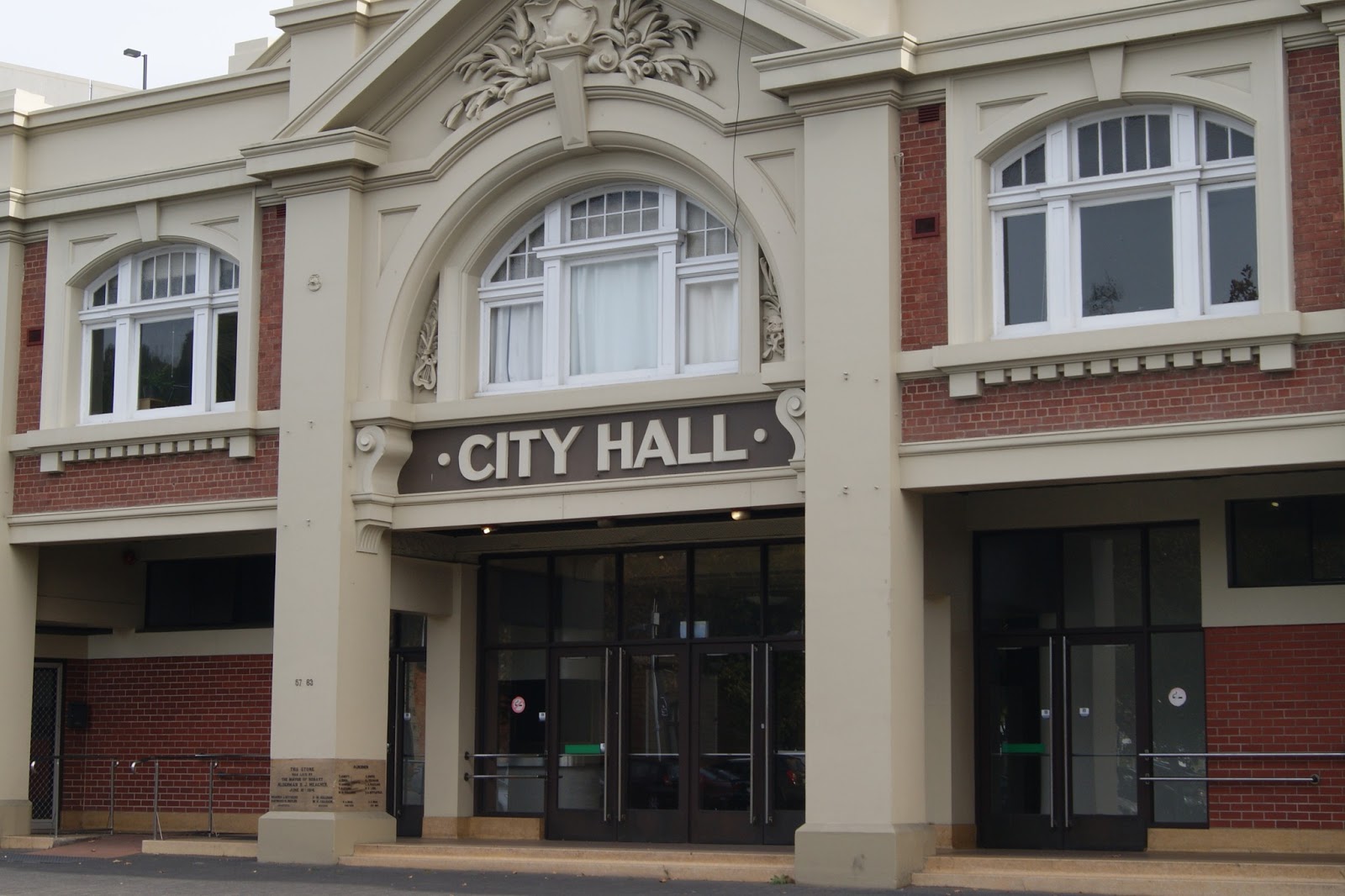 On The Convict Trail City Hall, Hobart