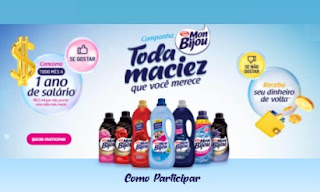 Cadastrar Promoção MON BIJOU 2020 Toda Maciez Você Merece 1 Ano Salário ou Dinheiro de Volta