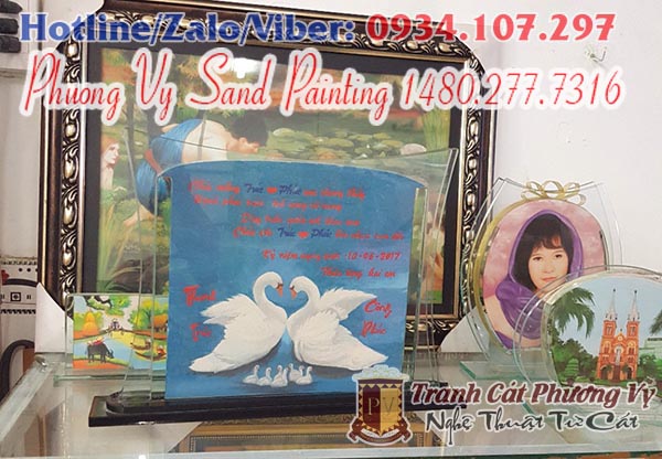 Where to buy art paintings Phuong Vy sand painting Sand painting art