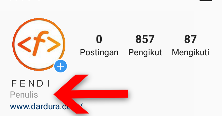 Cara Membuat Tulisan Blog Pribadi Di Profil Instagram Dardura Cara Membuat Tulisan Blog Pribadi Di Profil Instagram Dardura