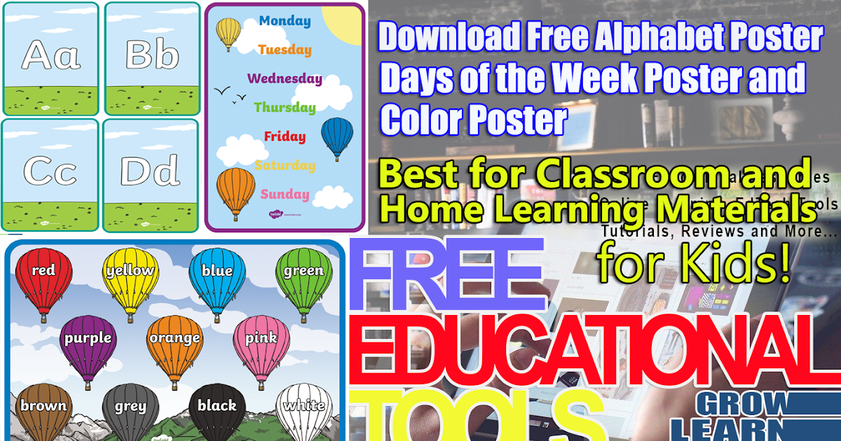 Free Printable Alphabet Poster