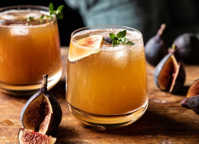 Fig Dark and Stormy #drinks #alcohol