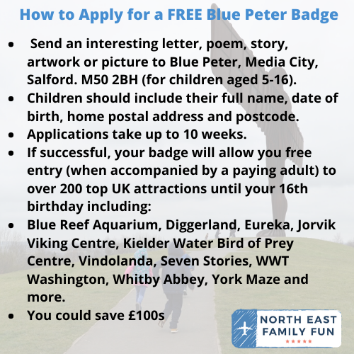 How to Apply for a FREE Blue Peter Badge and Start Saving Money on Days
