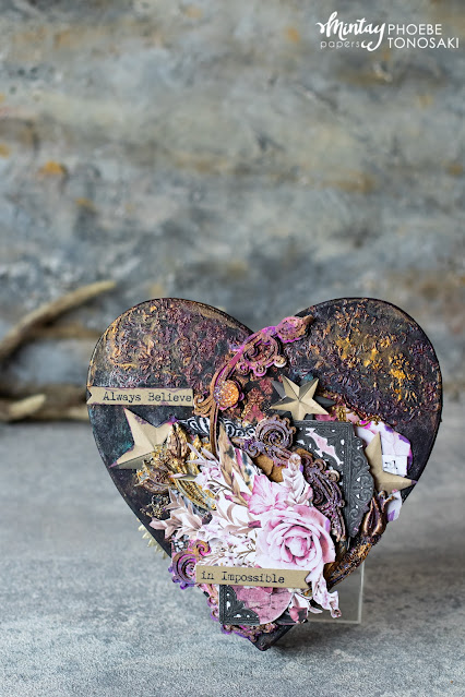 Phoebe Tonosaki - Mixed Media Artist & Instructor: Heart Shaped