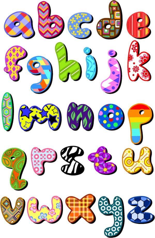 Cute Alphabet Letters Designs - Birthday Letter