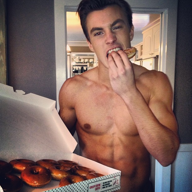 Vince Sant And His Dozen Donuts.