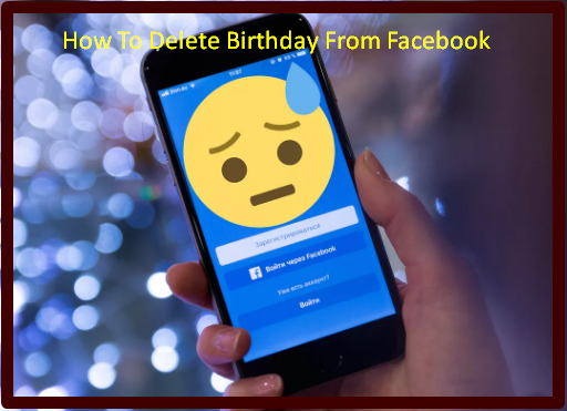 Remove Birthday From Facebook