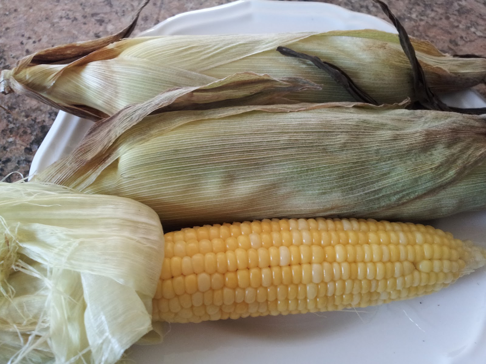 My Fruitful Life Oven Roasted Corn on the Cob with the Husks