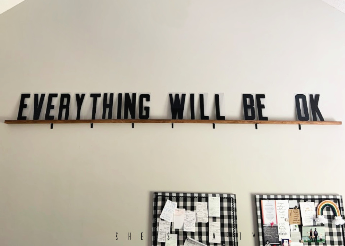 Marquee Letter Shelf DIY