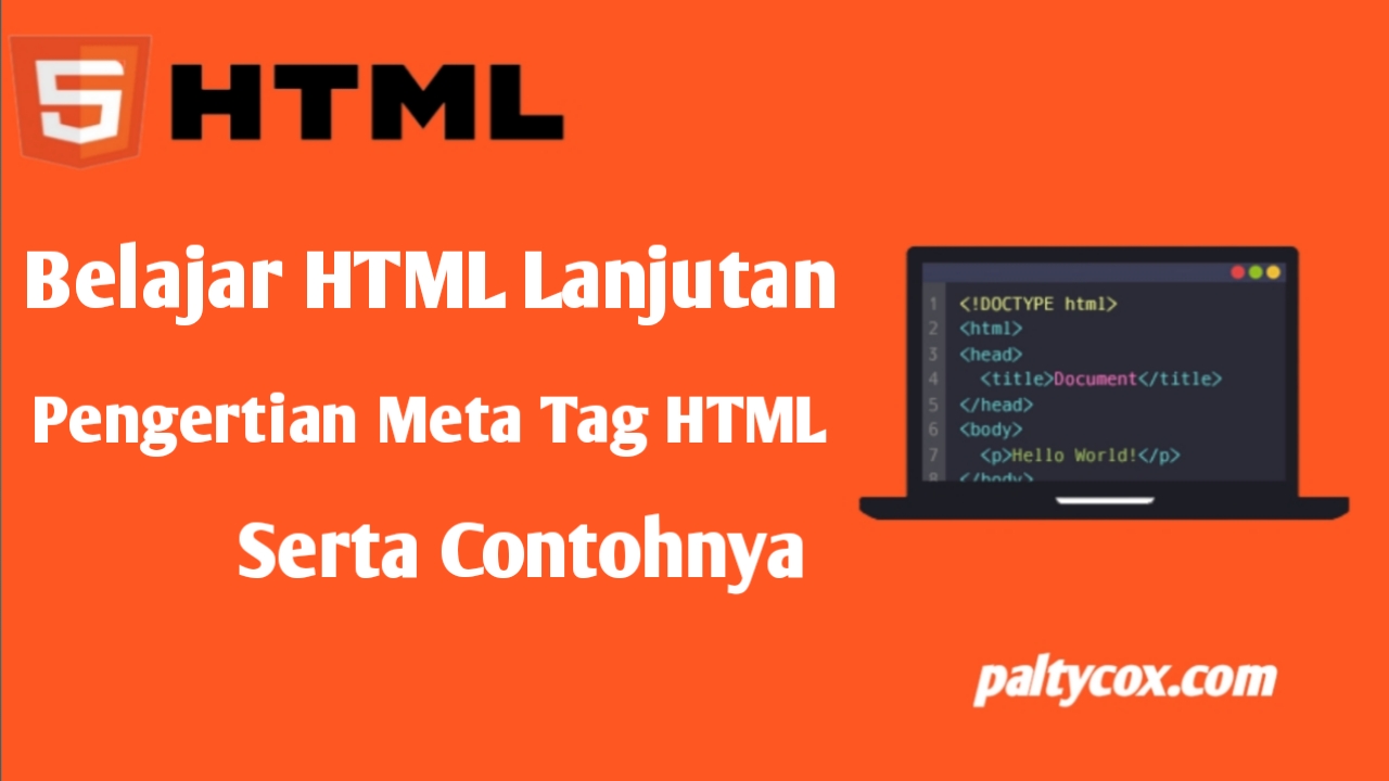 Pengertian Meta Tag HTML dan Contoh