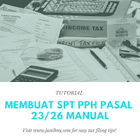 CARA MEMBUAT SPT PPH PASAL 23 / 26 SECARA MANUAL CARA MEMBUAT SPT PPH PASAL 23 / 26 SECARA MANUAL