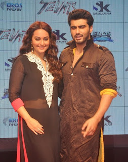 Arjun Kapoor & Sonakshi Sinha launch Tevar bollywood movie Trailer gallery. 