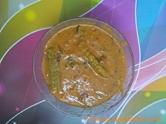 Drumstick Peanut Curry | Murungakkai Masala  Gravy for Chapathi and White Rice