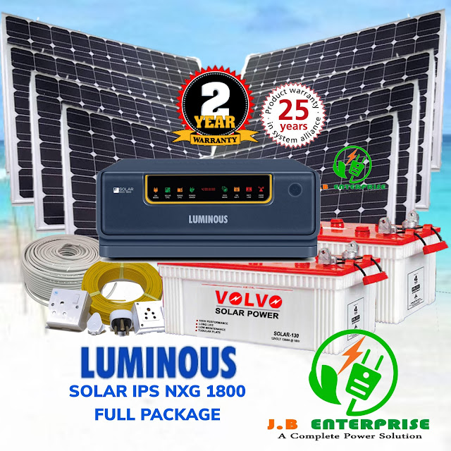 luminous solar nxg 1800 full package