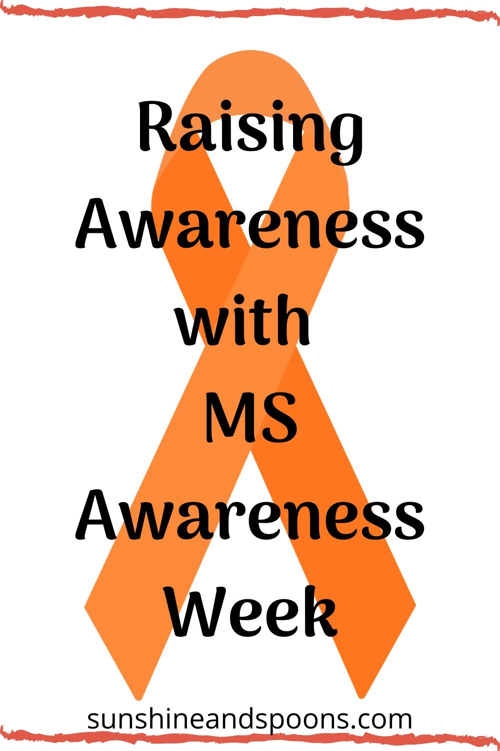 Sunshine and Spoons Raising Awareness with MS Awareness Week