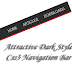 Attractive Dark Style Css3 Navigation Bar for Blogger