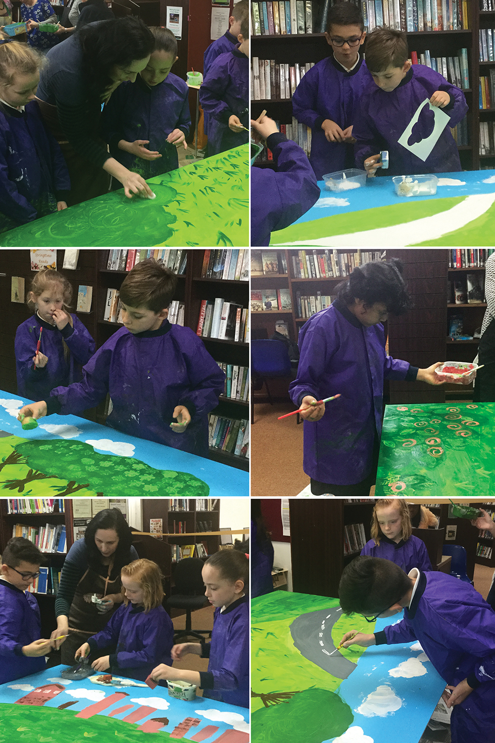 An Illustrated Mural for Petts Wood Library Words&Pictures