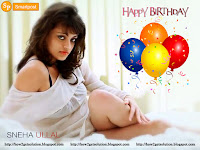 wish you happy birthday, sneha ullal, unseen white dress 'tempted' image with bare legs on bed and peeping out undergarment 'bra'