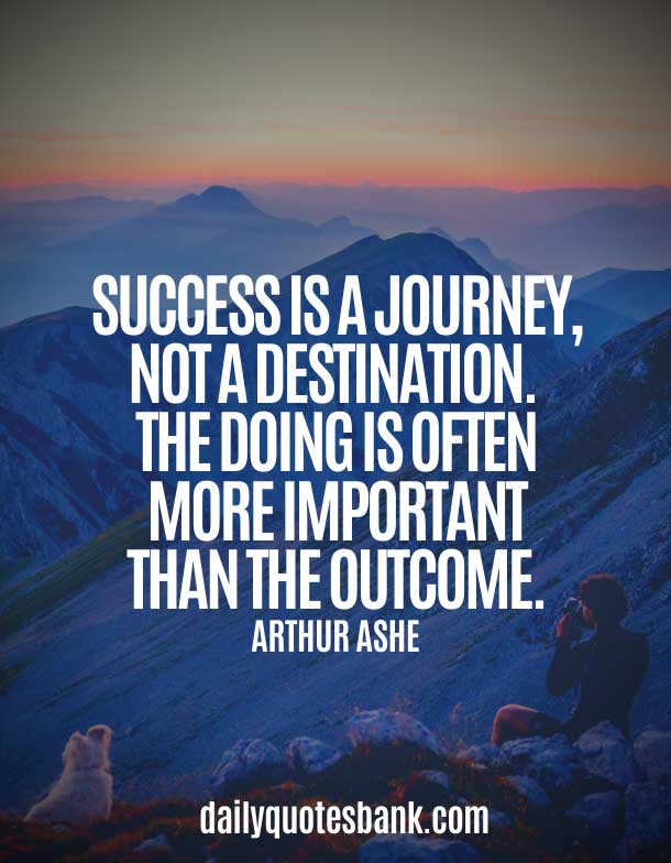Quotes On Successful Journey