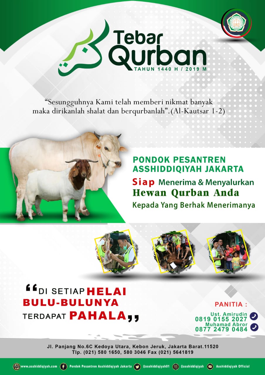 Asshiddiqiyah Tebar Qurban 1440 H Pondok Pesantren