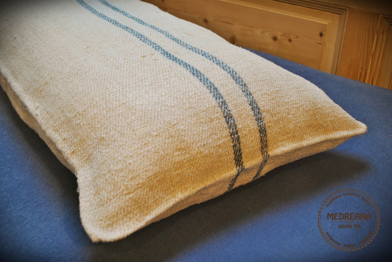 Medreana Vintage Authentic Grain Sack Body Pillow Sham