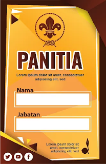 Download Kumpulan Contoh Name Tag Pramuka Microsoft Word Dan Powerpoint
