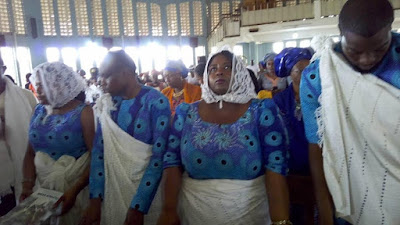4 Photos from the Requiem mass for late Stephen Keshi, in Illah, Delta State